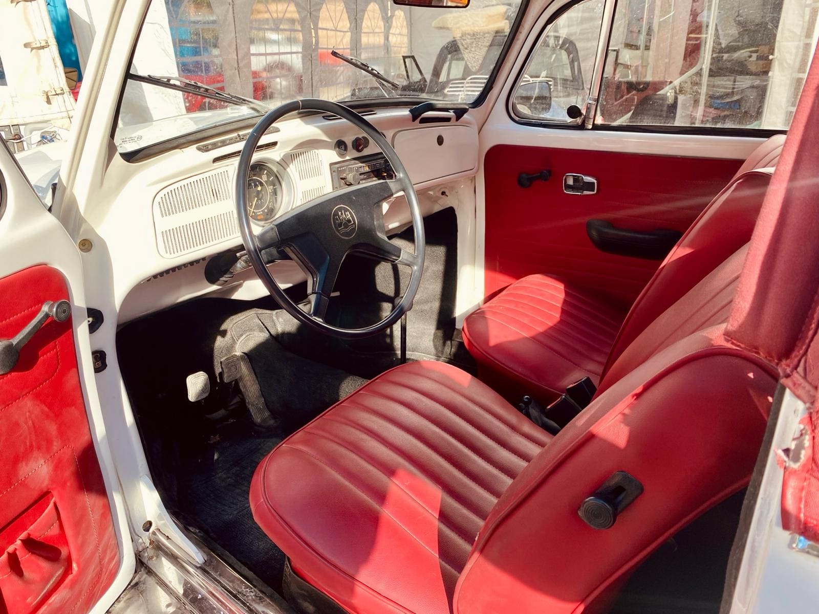 Cabrolet vintage blanc mariage Lille